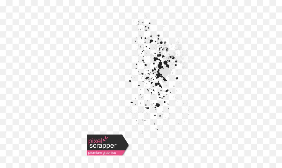 Here U0026 Now Paint - Black U0026 White Graphic By Marisa Lerin Monochrome Png,White Splatter Png