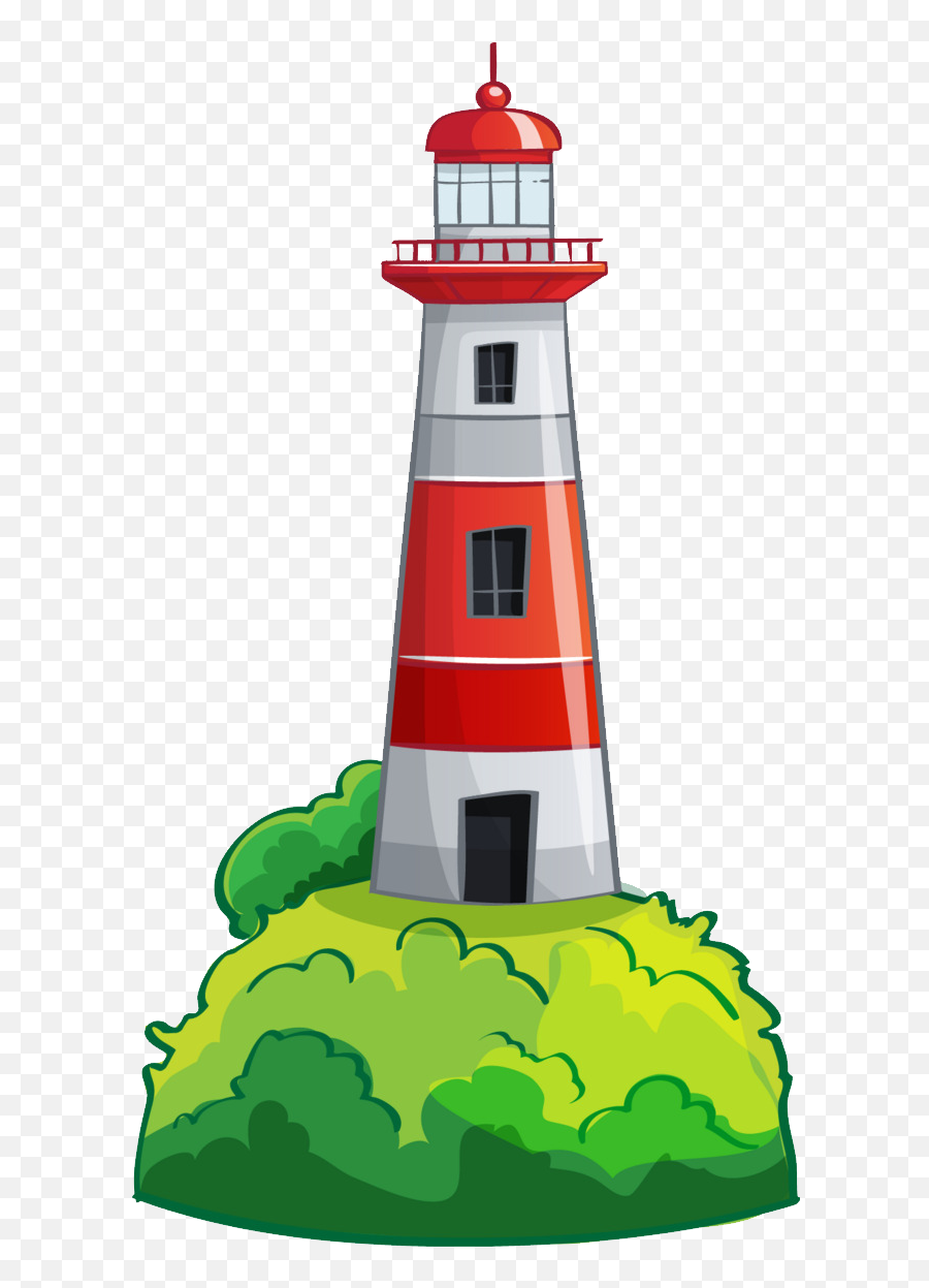 Lighthouse Png - Island Cartoon Lighthouse,Lighthouse Transparent Background