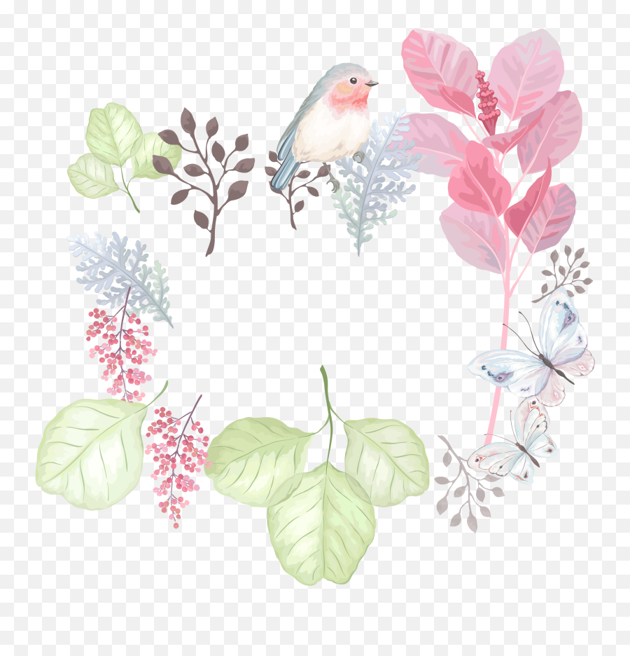 Download Hand Painted Watercolor Heart Shaped Leaf Vectors - Canary Png,Watercolor Heart Png
