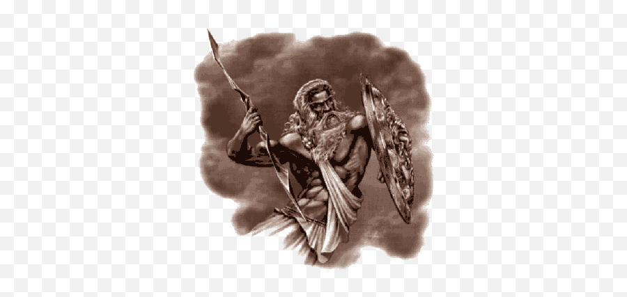 Affichage Dun Dieu - Zeus Greek God Png,Zeus Png