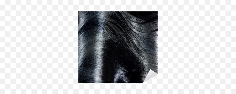 Dark Hair Texture Sticker Pixers - Fond Cheveux Noir Png,Hair Texture Png