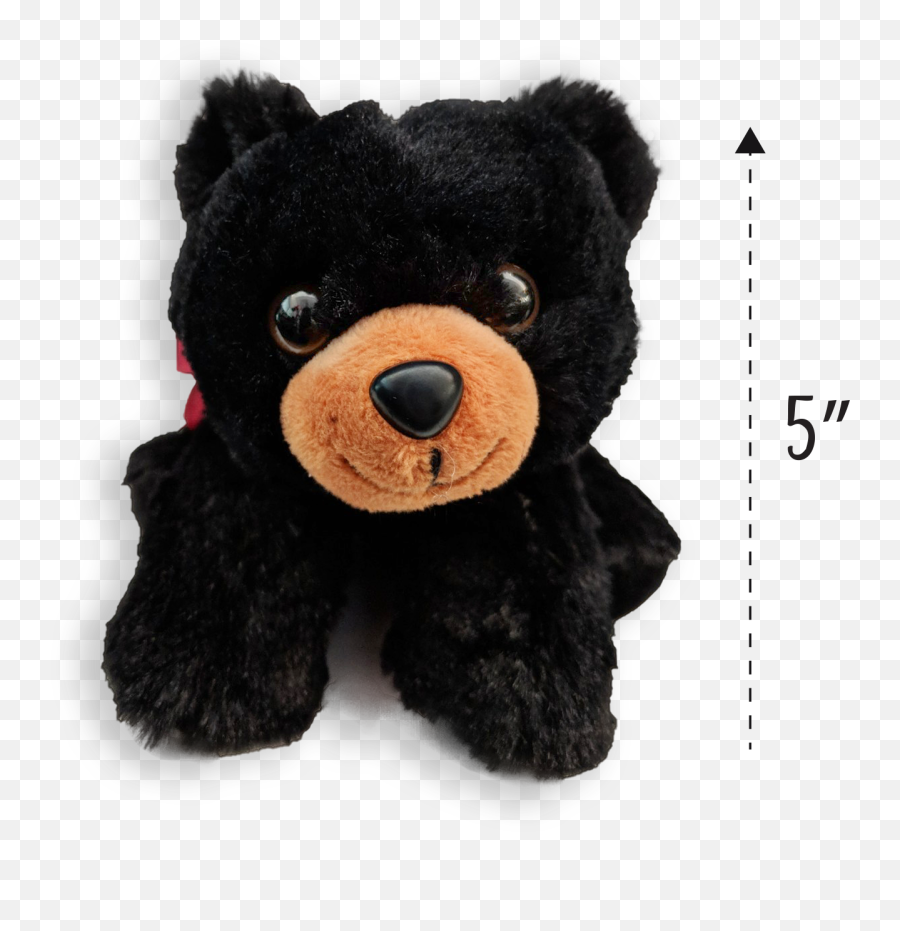 Plush Hugem Black Bear - Soft Png,Black Bear Png
