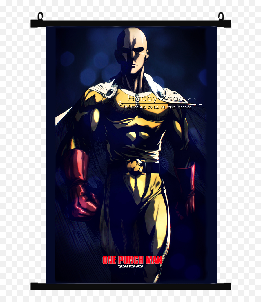 Anime One Punch Man Saitama Wall Scroll 04 - One Punch Man Serious Face Png,Saitama Png