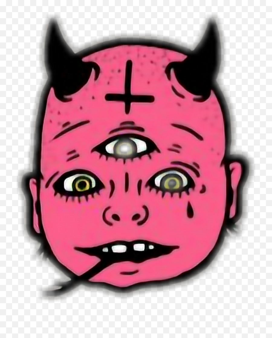 Download Evil Sticker - Evil 666 Png,Evil Mouth Png