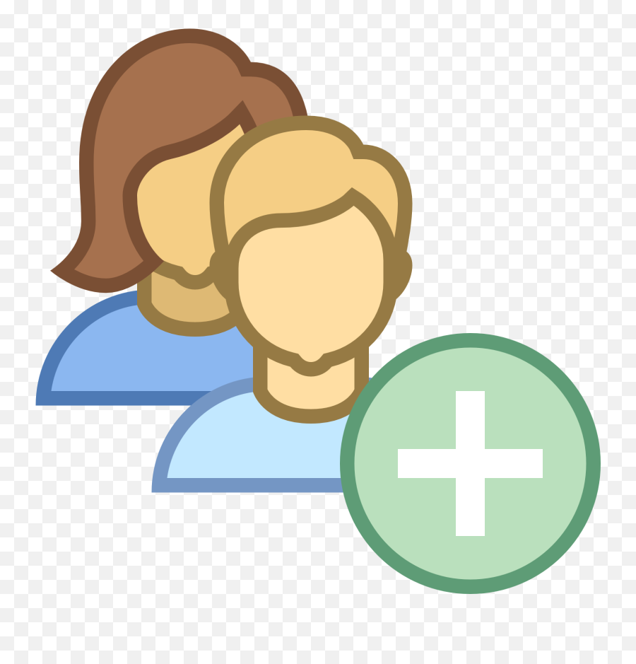 Download Add Group Icon Png - Icon Man Woman Free Add User To Group Icon,Group Icon Png