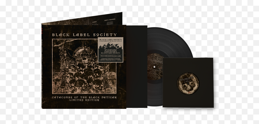 Black Label Society Catacombs Of The - Black Label Society Catacombs Of The Black Vatican Vinyl Png,Black Label Society Logo
