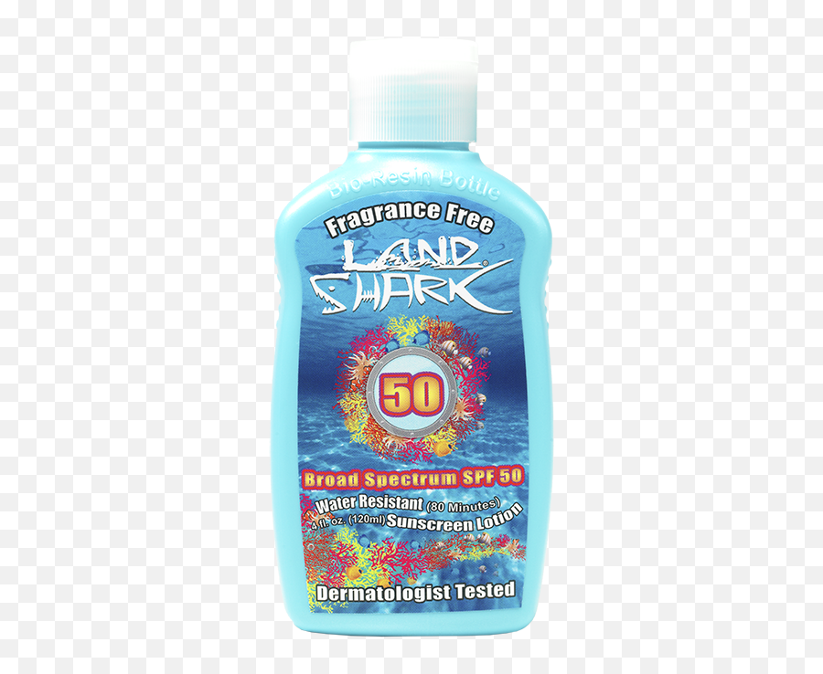 Land Shark Spf 50 Broad Spectrum Sunscreen Lotion 4oz - Household Supply Png,Lotion Icon