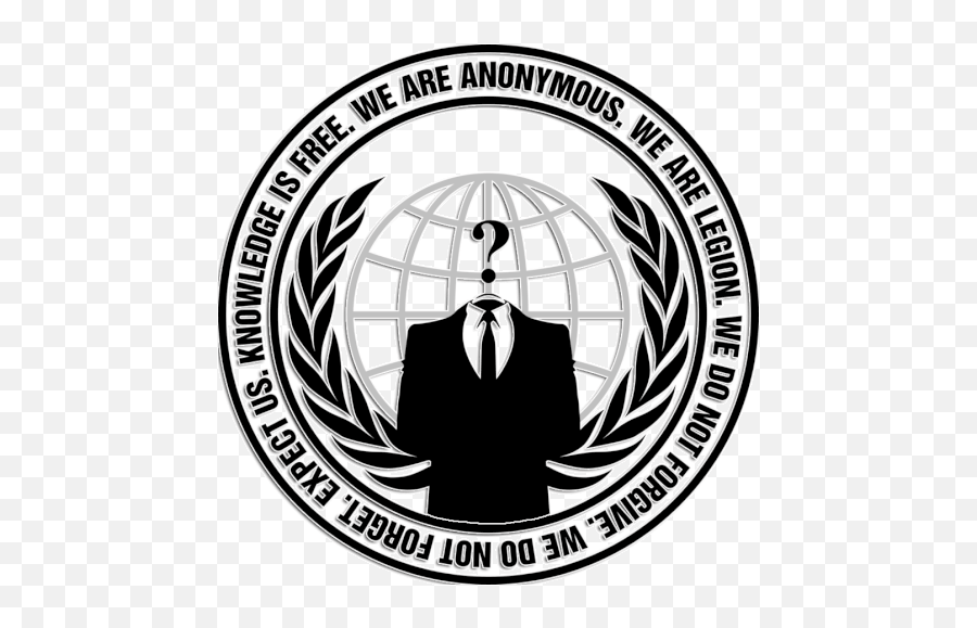 Anonymous Bites Back Gif - Transparent Anonymous Logo Png,Anon Icon