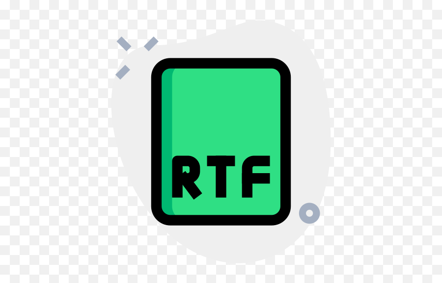 Rtf File - Free Interface Icons Language Png,Rtf Icon