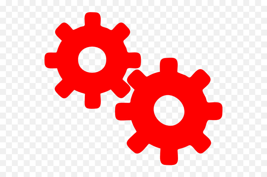 Gears Clipart Red - Gear Red Png Transparent Png Full Size Red Gears,Guilty Gear Icon