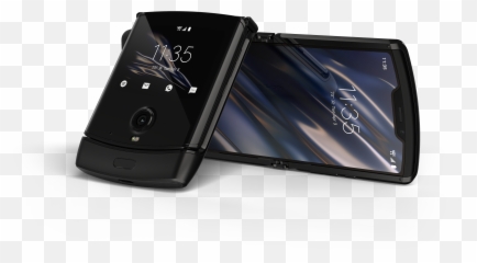 Motorolau0027s Foldable Razr Smartphone Ships In January For - Hello Folding Phone png