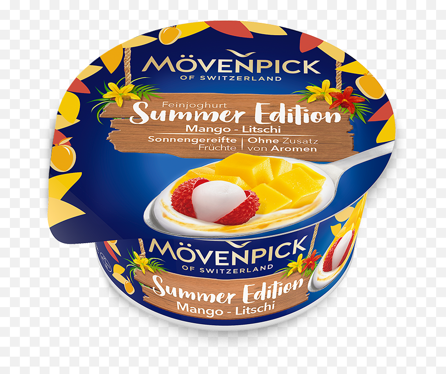 Summer Taste Of The Extra Class Fine Yogurt Mango Lychee - Mövenpick Joghurt Summer Edition Png,Lango Icon