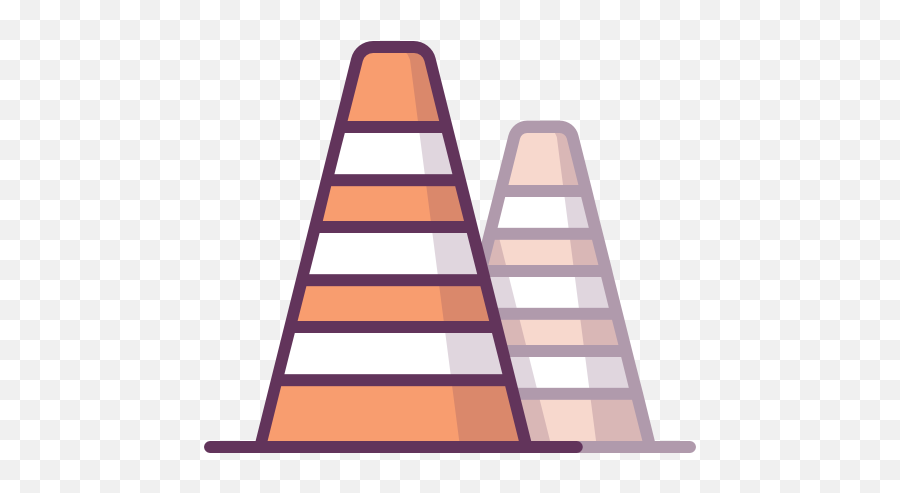 Construction Protection Cones Cone Free Icon Of - Icone Cone Construção Png,Cone Icon