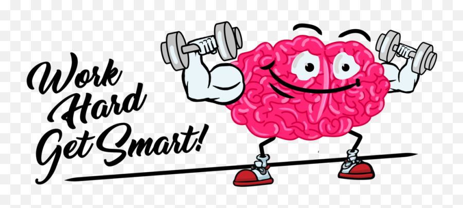 Graphic Black And White Smart Brain Clipart Transparent Png