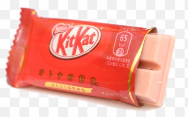 Download Oh We Already Tried Amaou Strawberry Kitkat Didn - Kit Kat Green Tea Png,Kitkat Png