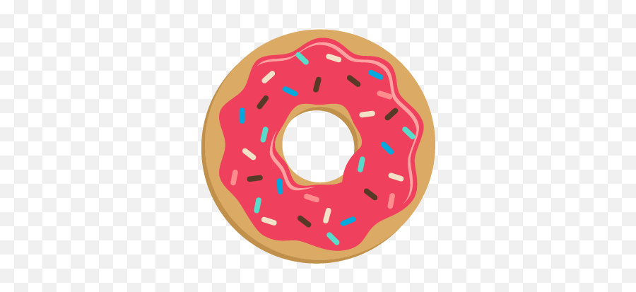 Doughnut Cartoon - Cartoon Donut Transparent Background Png,Donuts Transparent