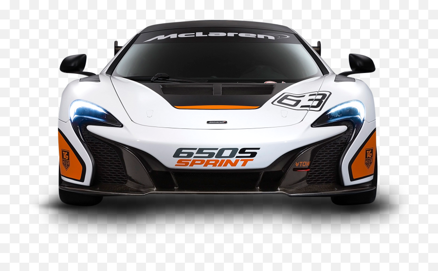 Mclaren 650s Sprint Car Front Png Image - Sports Car Png Front,Front Of Car Png