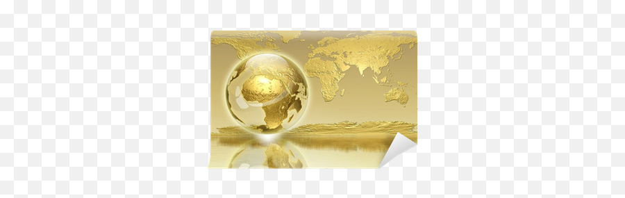 Golden Globe Wall Mural U2022 Pixers - We Live To Change Dia Fora Do Tempo 2020 Png,Gold Globe Png