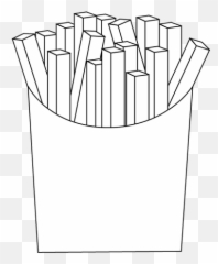 Library Of Black And White Svg Fries Png - Desenhos De Batata Frita Para Colorir,French Fries Png