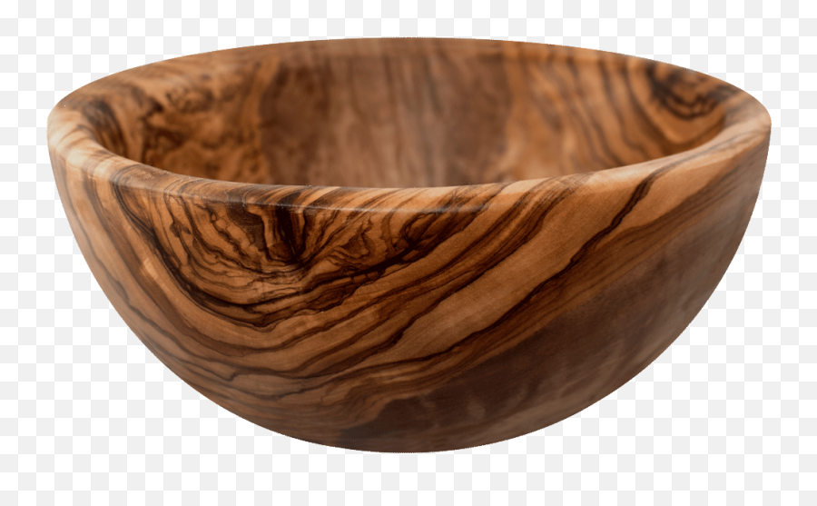 Olive Wood Extra Large Bowl - Wooden Bowl No Background Png,Bowl Png