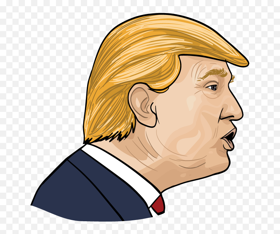 Donald Cartoon Trump Png File Hd - Donald Trump Cartoon Face,Trump Png