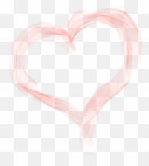 Ftestickers Heart Smoke Transparent Red - Transparent Background Heart Shape Smoke Png