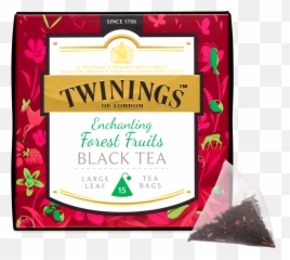 Discovery Collection Enchanting Forest Fruits Black Tea - Pyramid Tea Bags Twinings Tea Bags With Plastic Png,Tea Bag Png