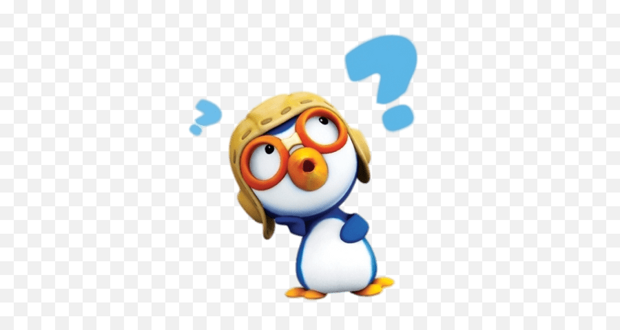 Download Pororo Confused Transparent Png - Stickpng Pororo No Background,Confused Png