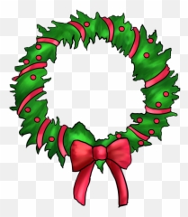Wreath Clipart Kid - Clipartix Cartoon Cute Christmas png