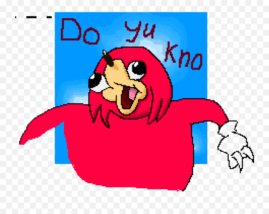 Pixilart - Ugandan Knuckles Full Form By Spectralpotato Portable Network Graphics Png,Ugandan Knuckles Transparent