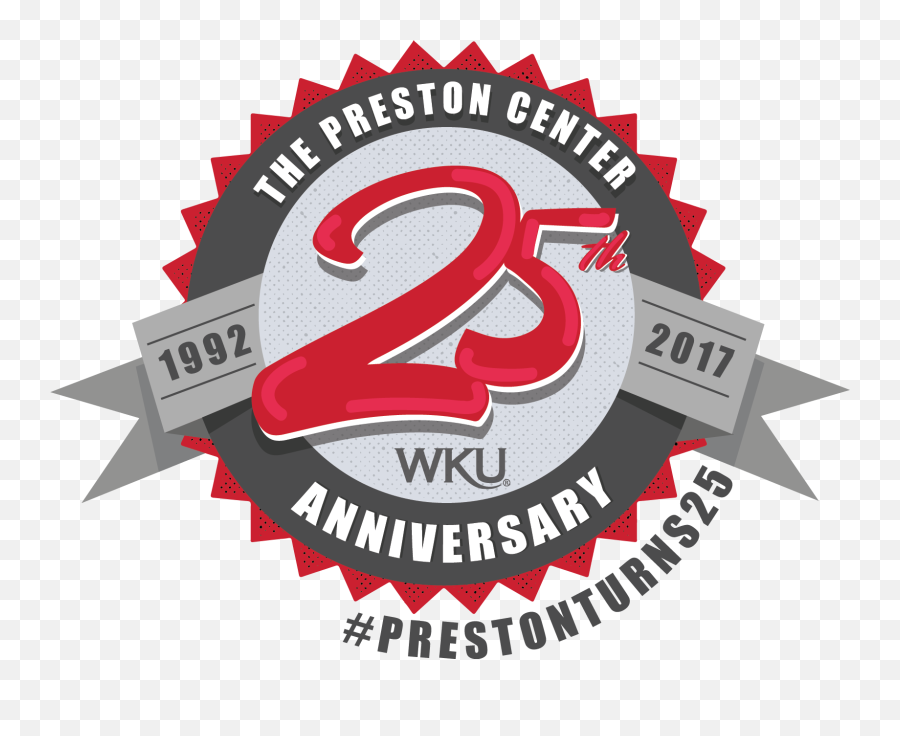 Preston Centeru0027s 25th Anniversary Western Kentucky University - Western Kentucky University Png,25th Anniversary Logo