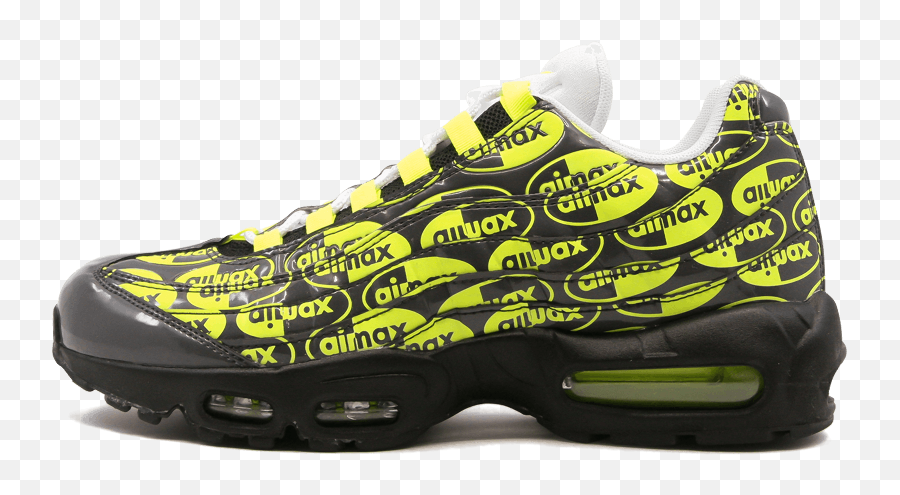 Download Transparent Nike Check Png - Shoe Png Download Air Max 95 Green And Black,Nike Check Png