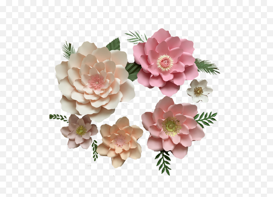 Pdf Petal 21 Paper Flowers Updated Template Printable To - Artificial Flower Png,Paper Flower Png