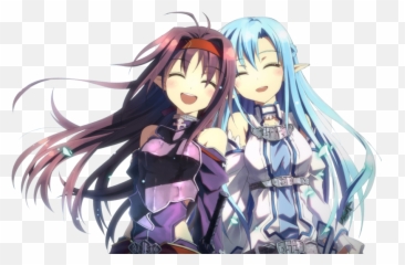 Sao Sword Art Online Anime Yuuki Asuna Zekken Kon - Asuna And Yuuki Png,Asuna Transparent