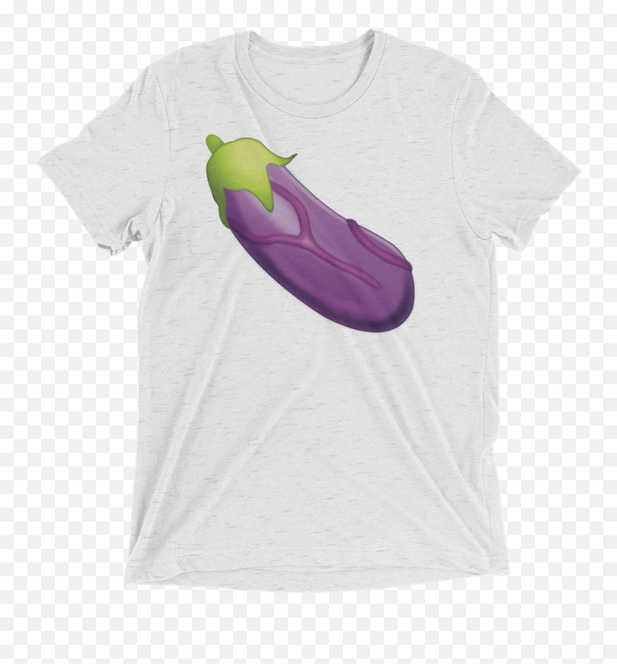 Veiny Eggplant Emoji Triblend - Lamborghini Urus T Shirt Png,Eggplant Emoji Transparent