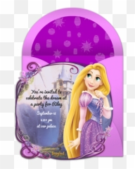Download Tangled Online Invitation - Barbie Full Size Png Tangled,Barbie Png