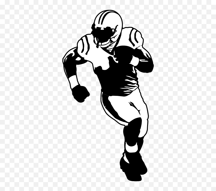American Football Player - Silhouette American Football Player Png,American Football Player Png