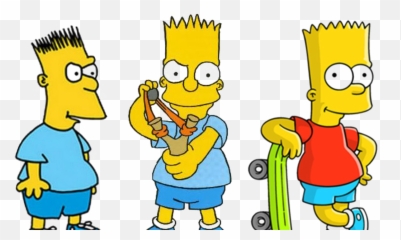 Bart Png Clipart Background - Old Simpson