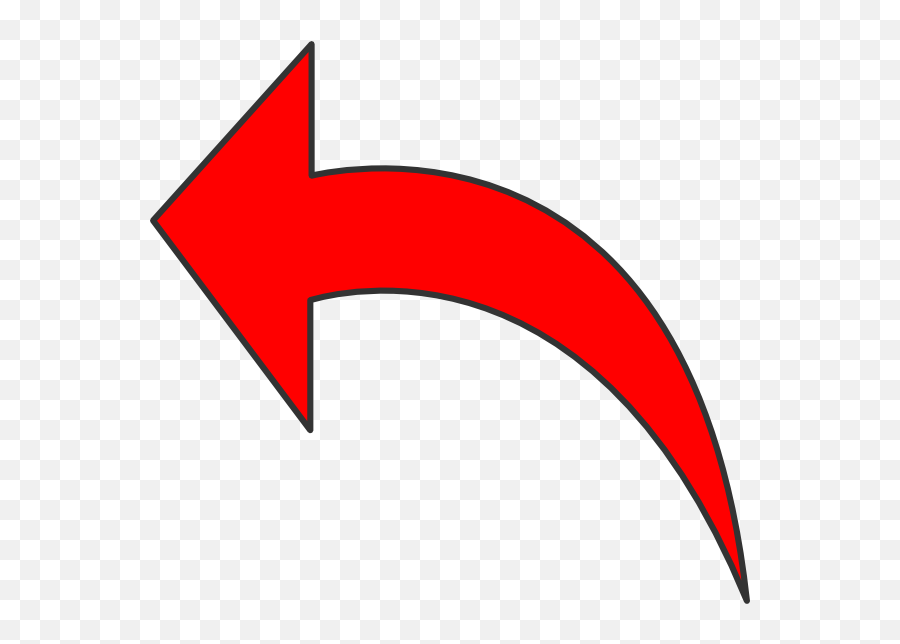 Arrow Clip Art - Swoosh Curved Red Arrow Png,Red Curved Arrow Png