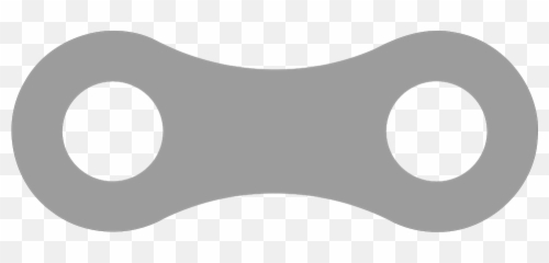 Chain Link - Free vector graphic on Pixabay Eslabon De Cadena Bicicleta png