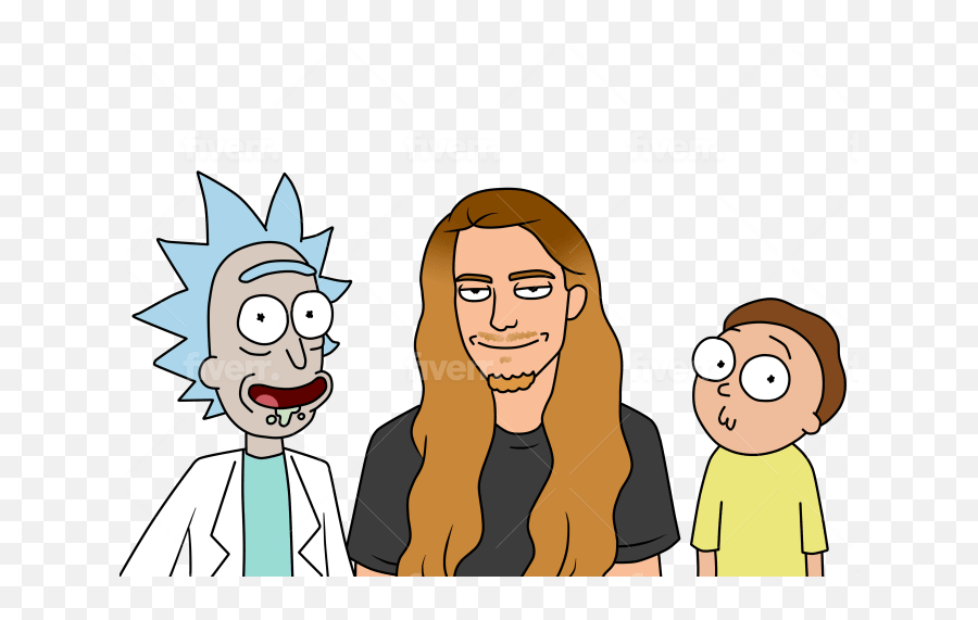 Draw You Rick And Morty Style - Cartoon Png,Rick And Morty Transparent Background