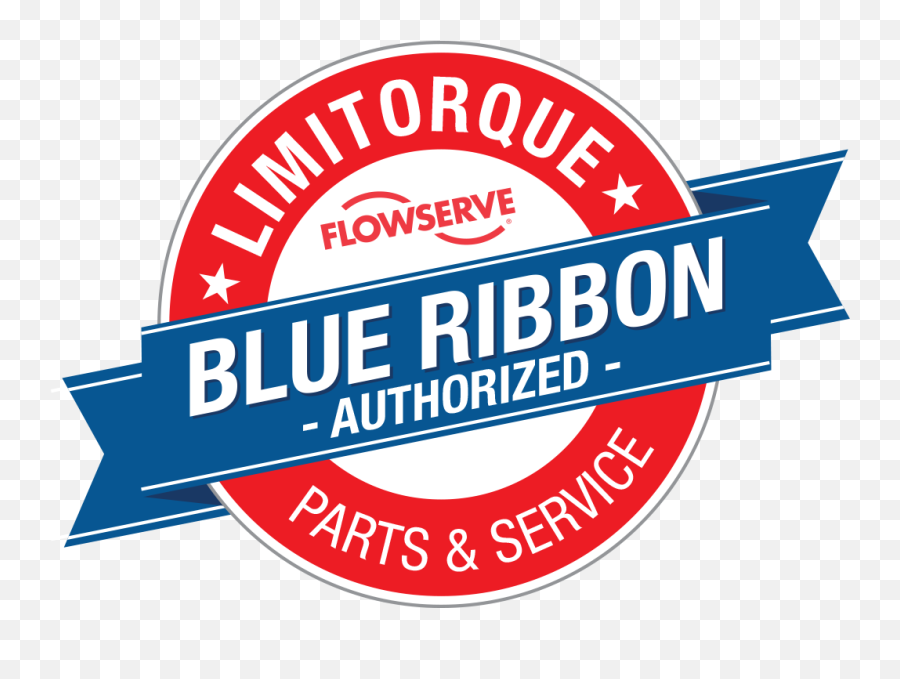 Flotech A New Flowserve Limitorque Blue Ribbon Service - Blue Ribbon Certified Limitorque Png,Red Blue Ribbon Logo