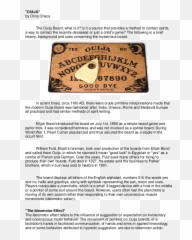 Ouija Board Research Papers - png