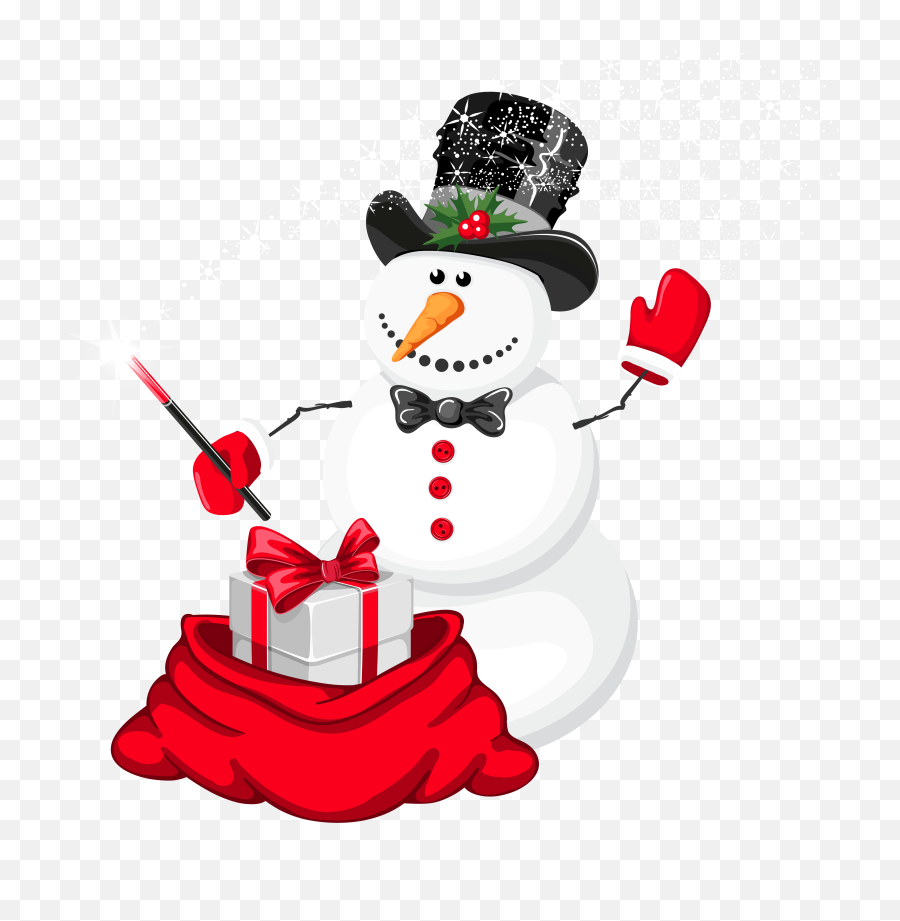 Christmas Clipart Snowman - Christmas Snow Man Free Clip Art Png,Frosty The Snowman Png