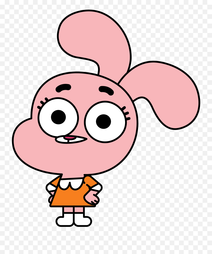 Drawing Cartoon Characters - Anais Amazing World Of Gumball Voice Png,The  Amazing World Of Gumball Logo - free transparent png images 