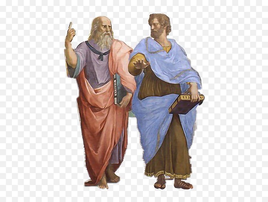 Schoolofathens - Raphael School Of Athens Aristotle Png,Plato Png