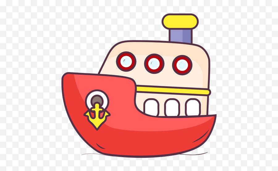 Cruise Ship Icon Of Doodle Style - Happy Png,Cruise Ship Clip Art Png