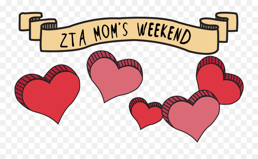 Series Of Snapchat Filters For Zta Sorority - Heart Png,Snapchat Heart Filter Png