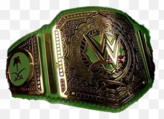 Wwe Greatest Royal Rumble Championship - Green Belt png