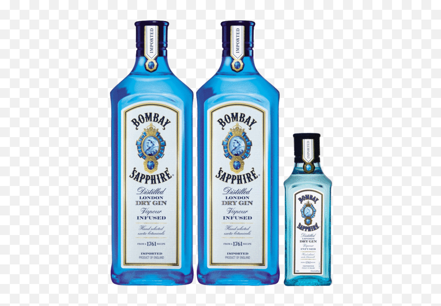 2 Bombay Sapphire 1 200ml Bundle - Bombay Sapphire 200 Ml Png,Bombay Sapphire Logo